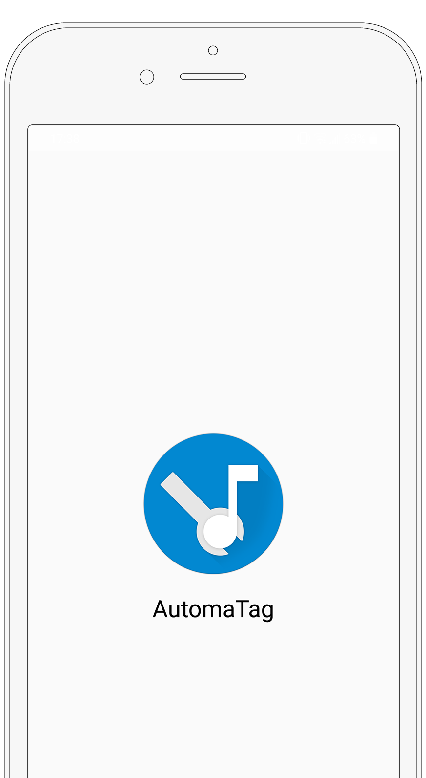 Homepage of AutomaTag application